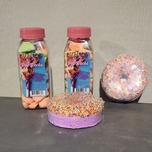 Colorful Pop Rocks and Donut Bath Bomb Set
